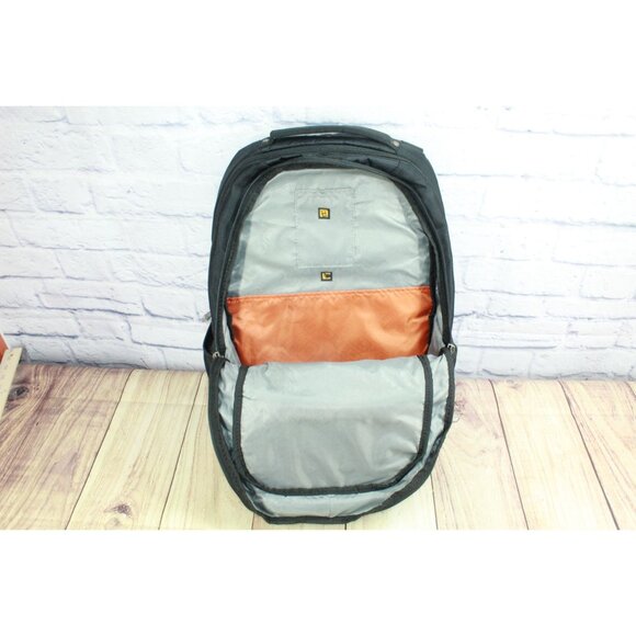 Ogio Logo Gear Tech Air Flow Vented Zippered Laptop Bag Backpack Black - Picture 10 of 15